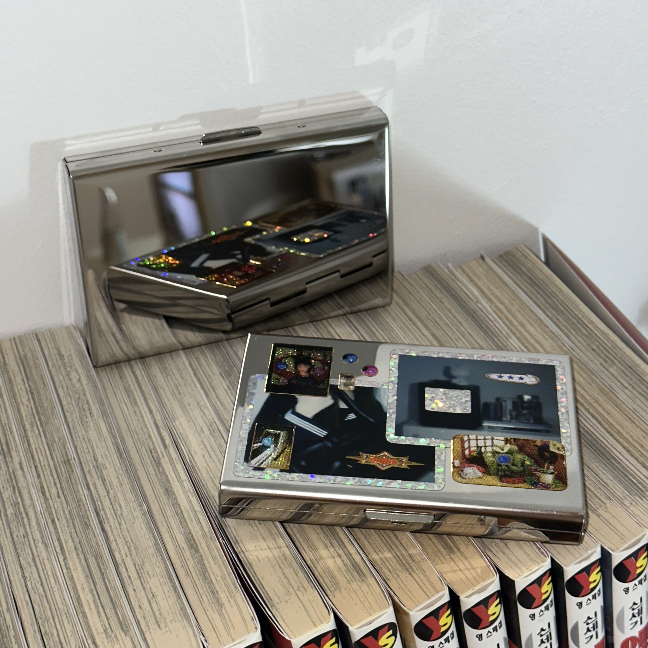 [11/24 예약배송] silver mirror wallet